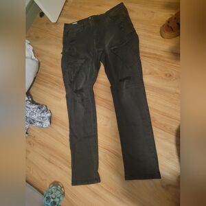 Black Ripped jeggings